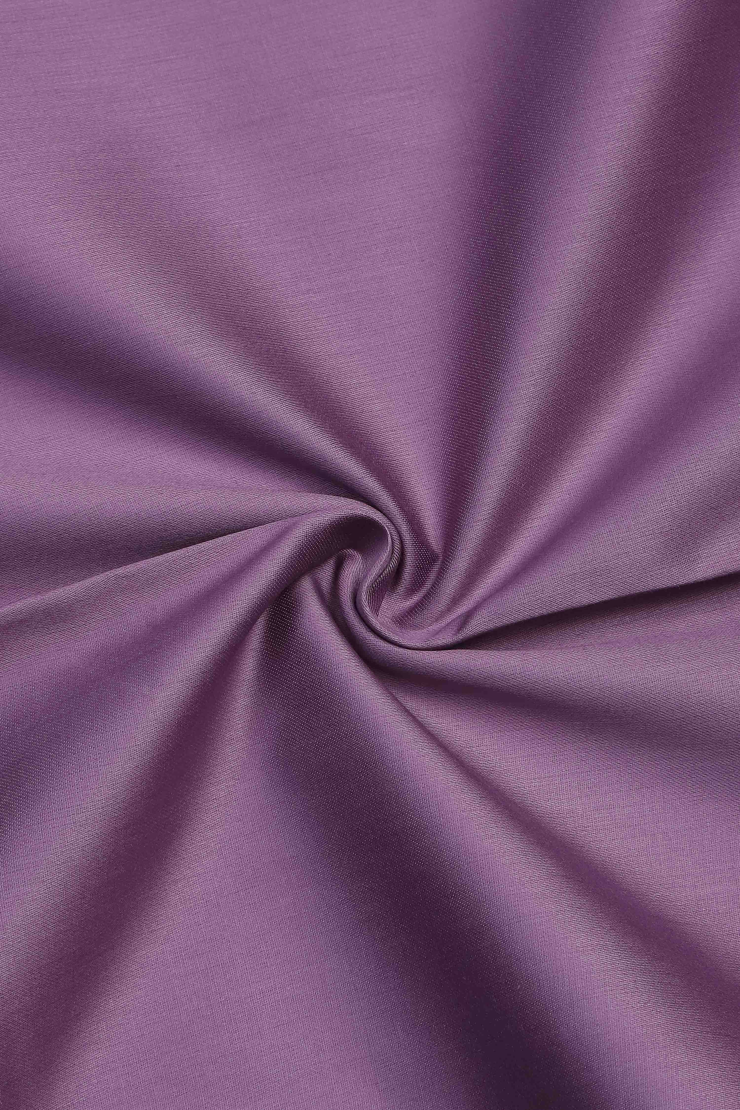 Lavender Cotton Jamdani Unstitched Suit Set image number 2