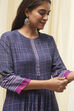 Mustard Cotton Straight Kurta Relaxed Pant Suit Set image number 1