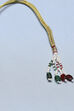 Red Brass Necklace Set image number 5