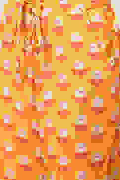 Mango Yellow LIVA Co-ord Set Kurta Relaxed Pant Suit Set image number 2