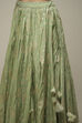 Mint Green Nylon Embroidered Lehenga Set image number 2