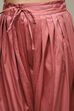 Old Rose Cotton Silk Straight Suit Set image number 2