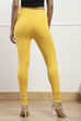 Camel Cotton Blend Solid Churidar image number 5