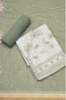 Peach Linen Printed Unstitched Suit Set image number 0