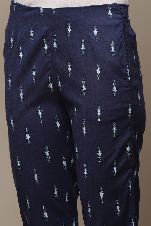 Indigo Rayon Narrow Pant image number 5