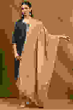 Gold Polyester Dupatta image number 4