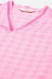Pink Rayon Straight Kurta Cross Yoke Salwar Suit Set image number 1