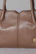 Mocha PU Handbag image number 6