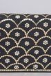 Black Polycotton Seqin Embroidery Shoulder Bag image number 1