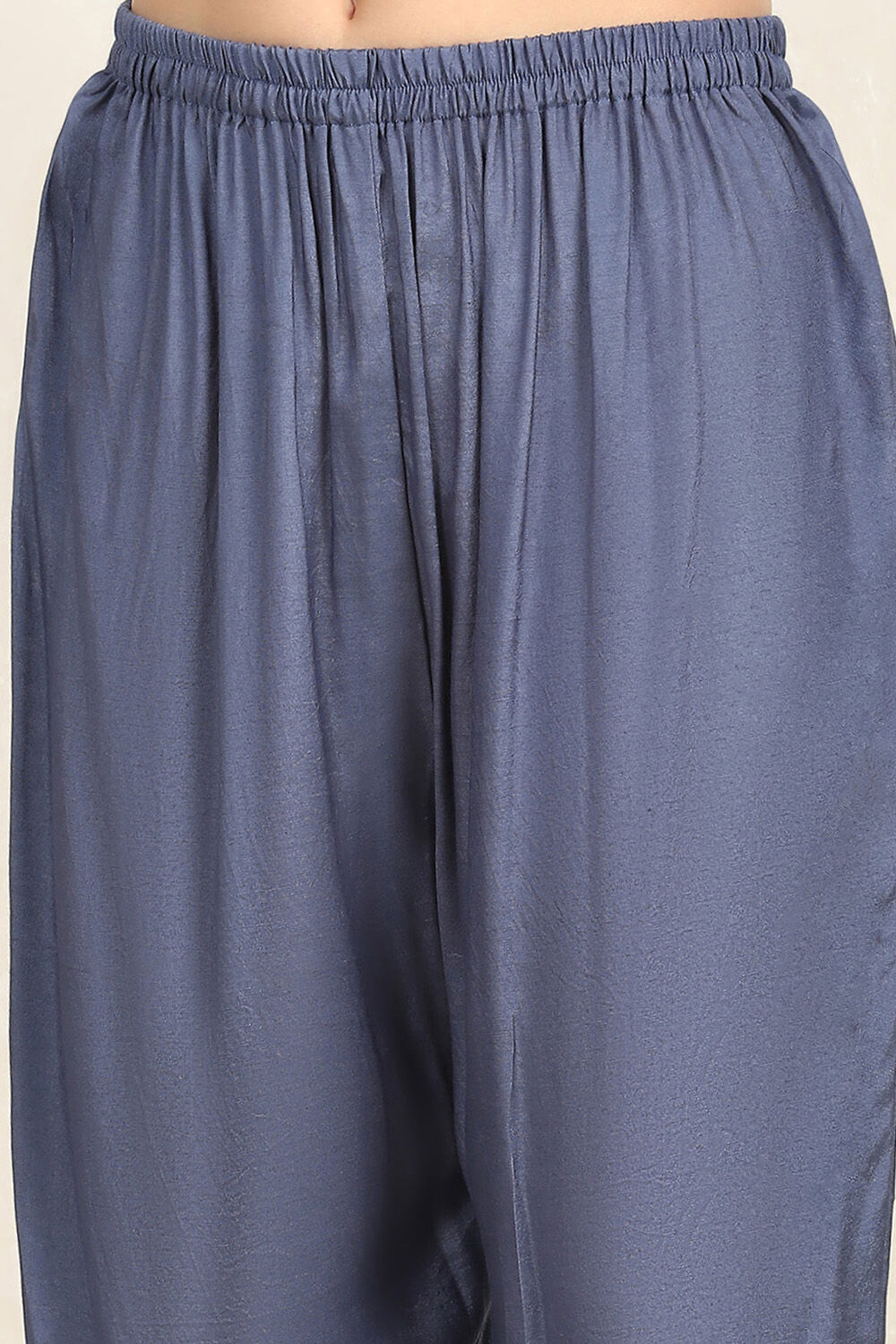 Rust Linen Printed Unstitched Suit Set image number 3