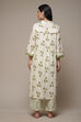 Natural Green Rayon Straight Printed 3 Piece Set image number 2