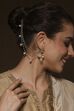 White Brass Drop & Danglers image number 1