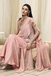 Ice Blue Nylon Saree image number 0