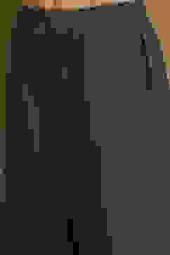 Dark Green Cotton Solid A-Line Suit Set image number 2