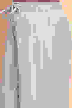 Powder Blue Silk Chanderi Flared Suit Set image number 2