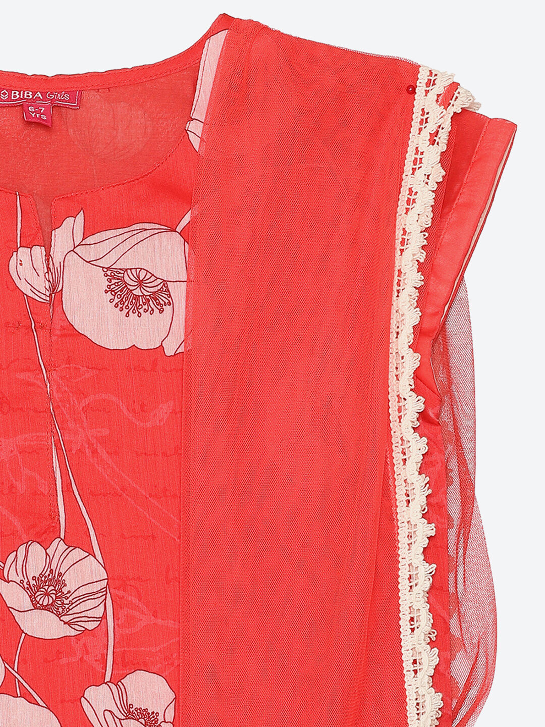 Red Art Silk Straight Kurta Churidar Suit Set image number 1