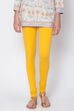 Camel Cotton Blend Solid Churidar image number 1