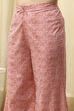 Coral Cotton Printed Embroidered Unstitched Suit Set image number 3