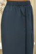 Beige and Teal Pure Cotton Straight Kurta Set image number 2