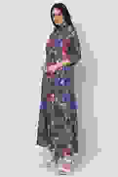 Blue Flared Dress image number 2