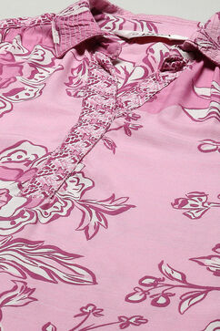 Lilac Rayon Straight Kurta image number 1