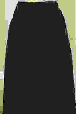 Black Solid Straight Co-ord Set image number 2