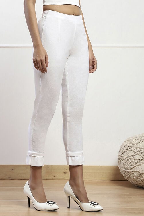 Towny Port Cotton Blend Solid Pants image number 3