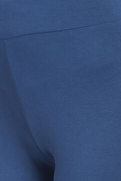 Navy Cotton Lycra Leggings image number 1