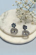 Navy Brass Earrings image number 0