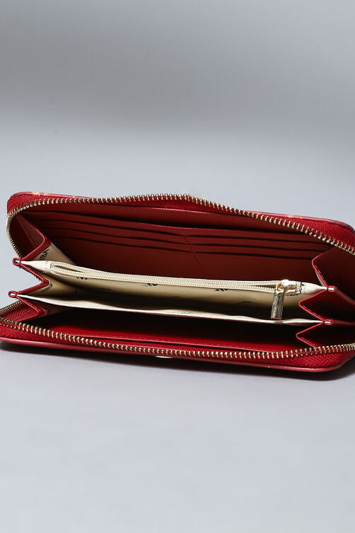Red Pu Leather Wallet image number 4