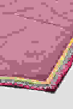 Yellow & Purple Polyester Suit Set image number 3