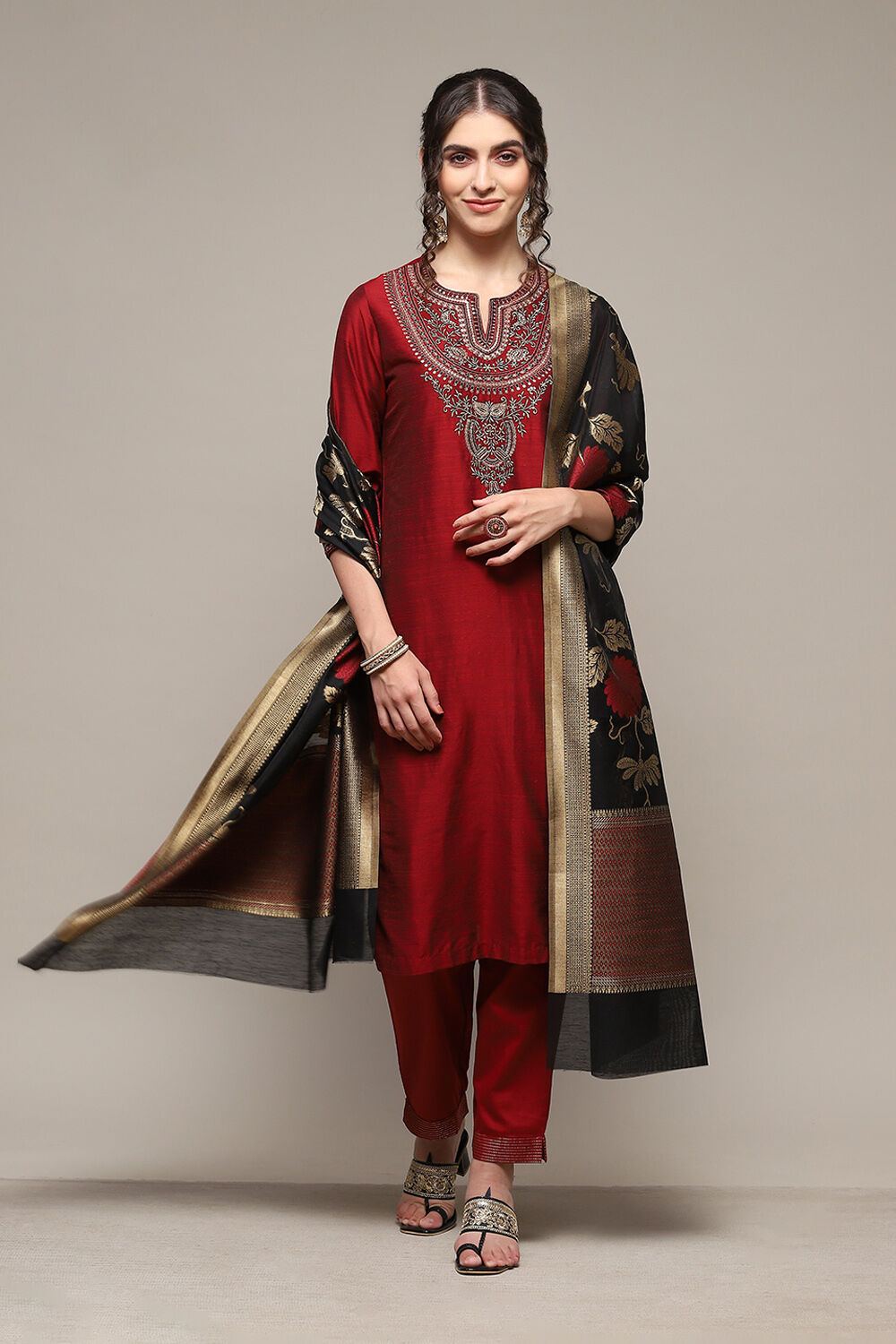 Biba maroon suit cheap