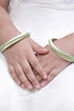 Green Plastic & Thread Bangles image number 3