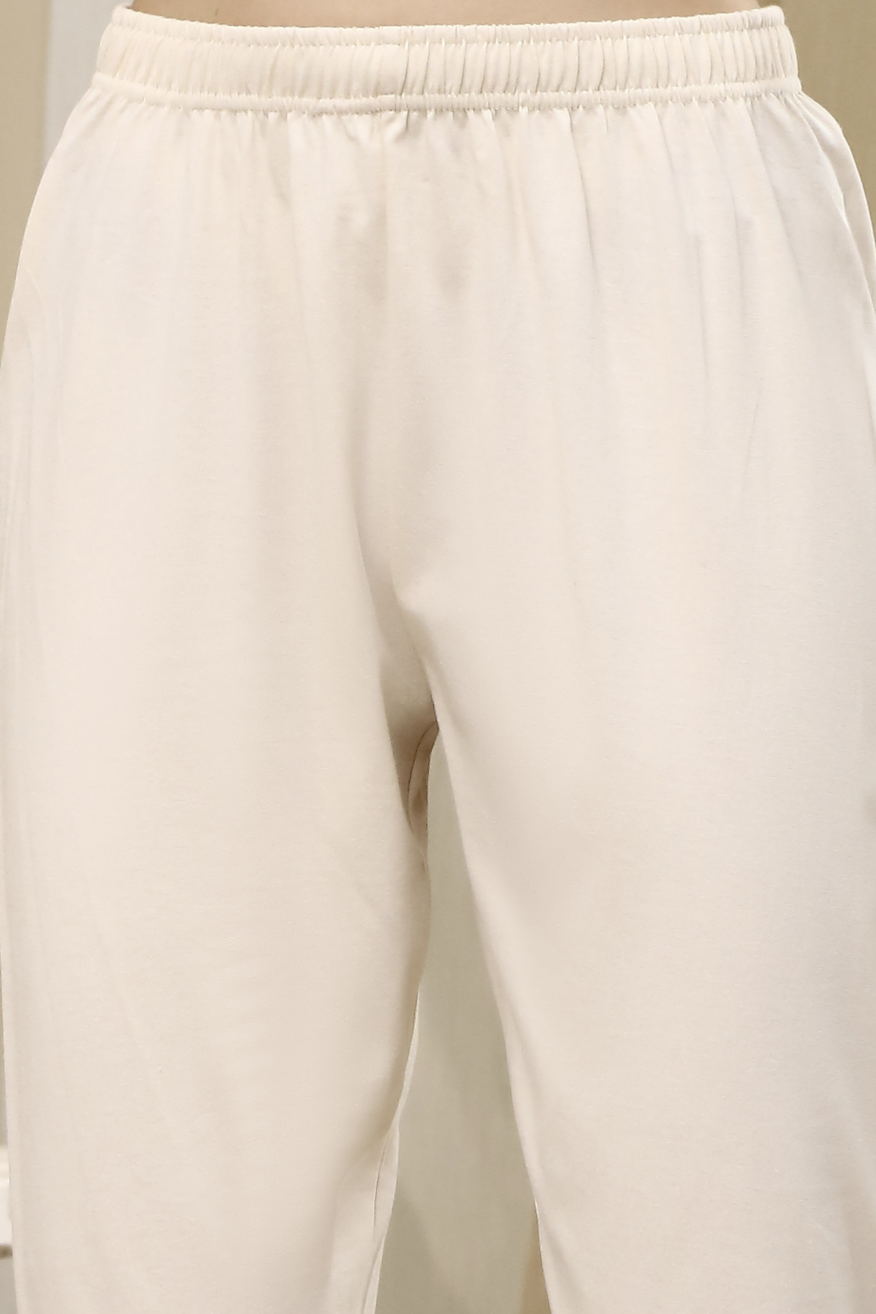 Blue Poly Chanderi Straight Suit Set image number 2