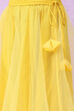 Yellow Viscose Lehenga Set image number 2