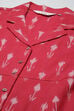 Pink Cotton Straight Yarndyed Kurta image number 5