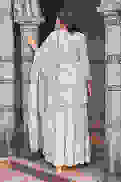 Off White Poly Georgette Straight Suit set image number 2