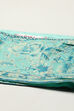 Sea Green Polyester Straight Lehenga Set image number 2