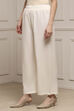 Blue Viscose Rayon Straight Palazzos image number 2
