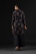 Rohit Bal Black Cotton Silk Straight Printed Kurta Set image number 4