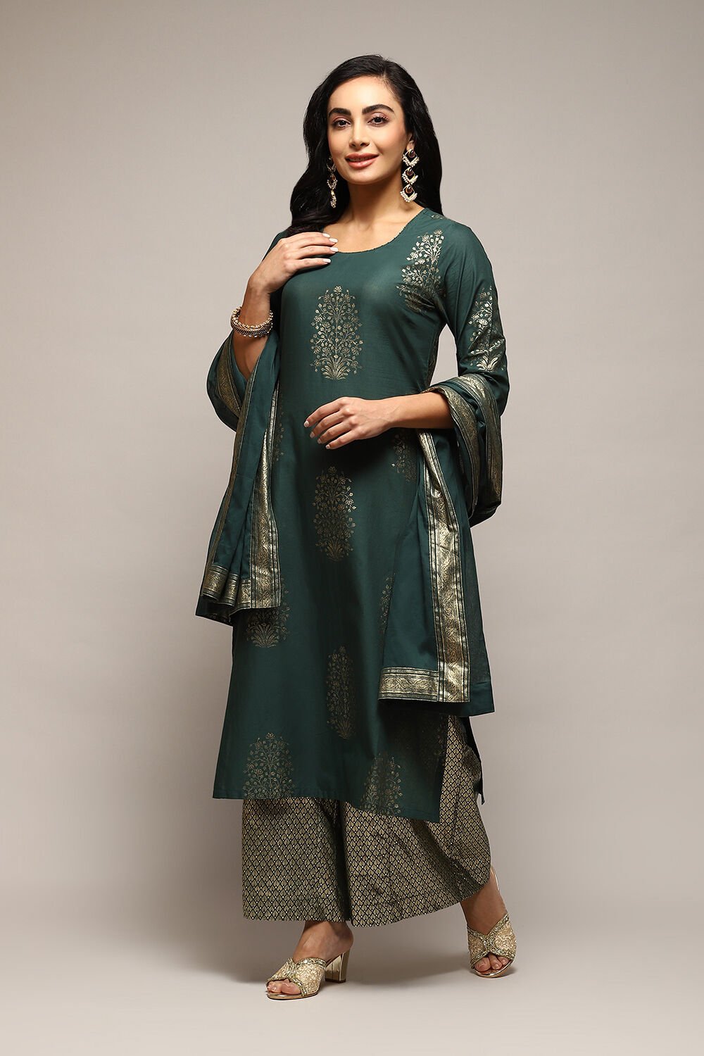 Ankle length cheap palazzo suits
