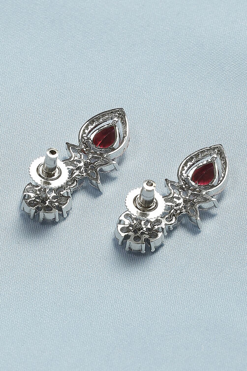 Red Brass Earrings image number 2