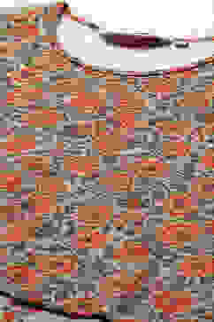 Sage Green Cotton Blend Printed Nightdress image number 1