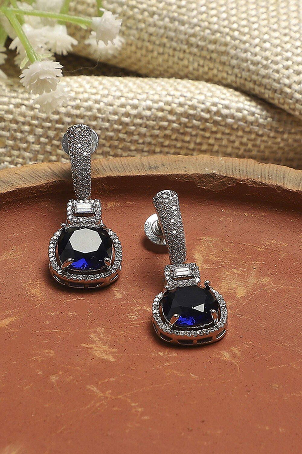 Navy Alloy Drop & Danglers image number 0