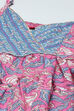 Pink Cotton Tired Suit Set image number 1