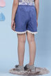 Blue Relaxed Shorts image number 4