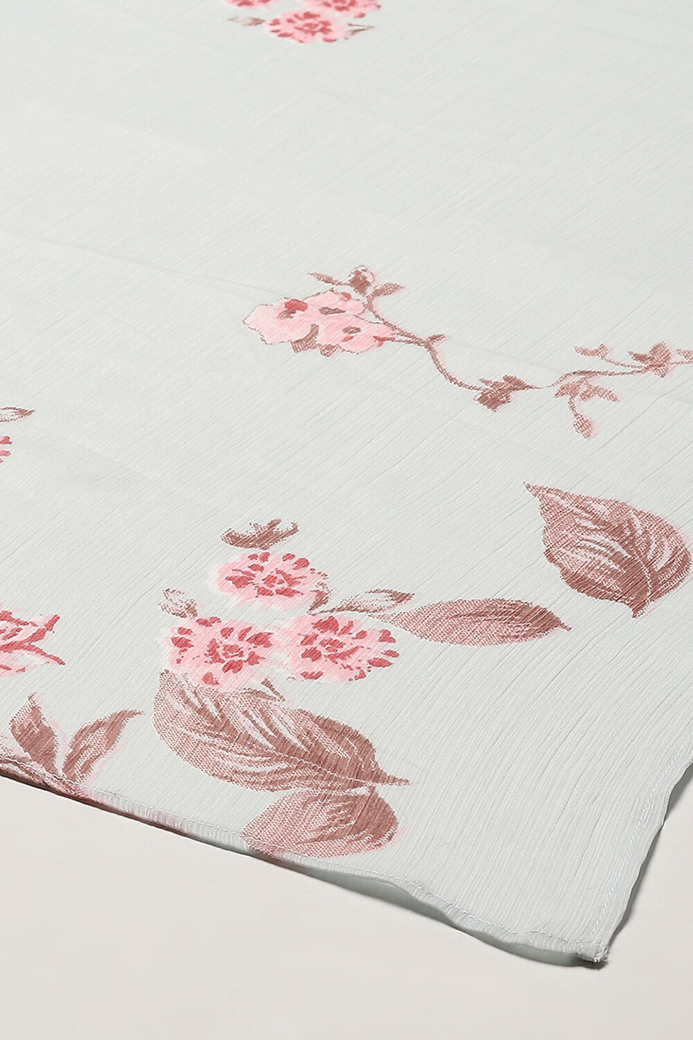 Grey Cambric Straight Kurta Palazzo Suit Set image number 3