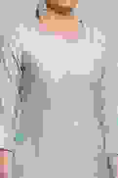 Aqua Viscose Blend Printed Straight Suit Set image number 1