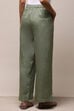 Green Bay Cotton Straight Solid Pants image number 4
