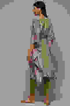 Green Cotton Blend 2 Piece Set image number 4